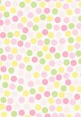 Papel de Parede - Bolinhas Rosas/Amerelas